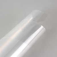 Feuille de plastique APET à haute transmission, film double face, résistant aux rayures, coloré, épaisseur 0,5 mm, taille personnalisée FXD