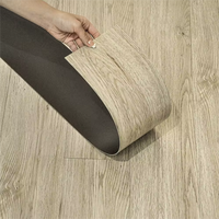 Plancher en vinyle gris de luxe 12 * 12 * Carrelage en vinyle à coller Super résistant à l'usure et imperméable Autocollant de sol en vinyle