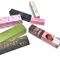 Boîtes personnalisées imprimées pour gloss à lèvres avec logo de marque et impression artistique pour emballages de gloss, rouges à lèvres et maquillage liquide OEM ODM