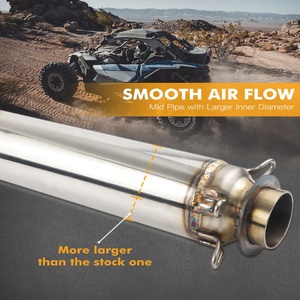 ท่อไอเสียกลาง NiceCNC ทำจากสแตนเลส 304 พร้อมขายึดสำหรับ Can-Am <span class=keywords><strong>Maverick</strong></span> <span class=keywords><strong>X3</strong></span> ปี 2018 2019 2020 2021 2022 <span class=keywords><strong>2023</strong></span> - Product Image 5