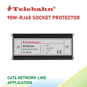 Telebahn điện qua Ethernet 48V 90W E10/E100/e1000mb <span class=keywords><strong>RJ45</strong></span> PoE SPD dữ liệu tăng suppressors bảo vệ tăng Thiết bị bán buôn - Product Image 2