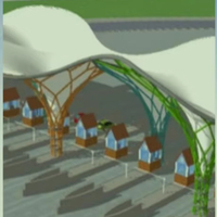 Meteo World Cadre spatial en acier haute résistance Grande portée 60-300M Stade/Station sans colonne Structure en acier recyclab