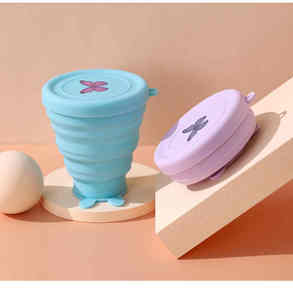 Bouteille d'eau pliable en silicone, anti-fuite, grande capacité, portable, pour les voyages en plein air, les sports, résistante aux hautes températures, de qualité alimentaire - Product Image 1