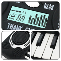 Wholesale 37-Key LED Display Screen Digital Electronic Piano Children's Musical Instrument and Puzzle Toy