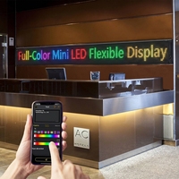 Écran d'affichage mobile programmable couleur intégrale Mini LED 35*99 Plus, haute luminosité, étanche IP65, HDR 1000, résistant à la lumière du soleil