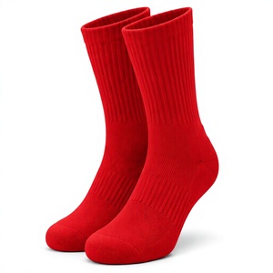 Calcetines Deportivos de Algodón 100% al por Mayor, con Logotipo Bordado Personalizado, de Alta Calidad, Transpirables, Acolchados, para Hombre y Mujer - Product Image 1