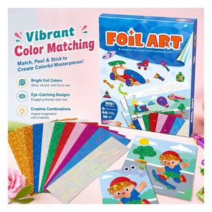 Lot de cartes à peindre en EVA scintillantes pour projets créatifs de mode princesse, jouet de voyage fait main pour jeunes filles - Product Image 3