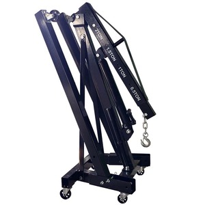 Grúa Hidráulica Plegable de 2 Toneladas, Grúa Móvil para Taller, Herramienta de Reparación de Motores - Product Image 2