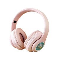 Headphone Stereo Musik Nirkabel JL BT Over-Ear untuk Olahraga dan Perjalanan, Codec AAC, Lampu RGB, Suara Berkualitas Studio, Portabel untuk Ponsel