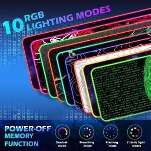 RGB Cushion Wireless Charging Mouse Pad Surface For Computer Gaming Mouse Pad Gamer Pc Accessories Gaming Mouse Pad For Office