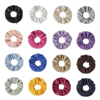 Ivyu Lot de 4 chouchous à poches pour femmes avec compartiment zippé dissimulé et en polyester - Lobab-015
