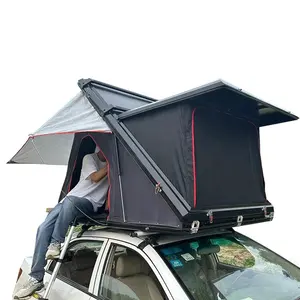 핫 세일 옥상 텐트 견고한 쉘 삼각형 알루미늄 지붕 탑 텐트 하드 쉘