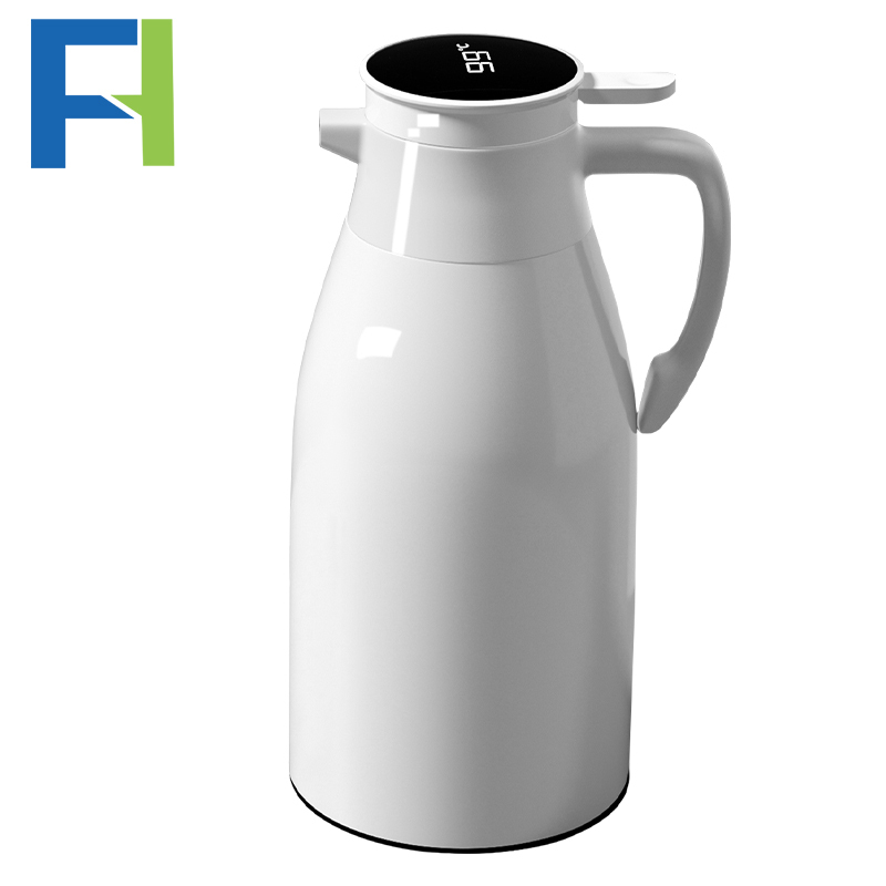 Modern 2L Large Capacity Smart Drinkware Digital Display Vacuum Thermos Kettle 24-36 Hours Thermal Insulation Food-grade Glass view 2