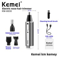 Kit de toilettage 3 en 1 rechargeable, rasoir électrique, tondeuse à cheveux pour hommes, tondeuse pour oreilles, barbe, sourcils, visage