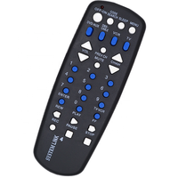 Control Remoto Universal RCA 4 en 1 Azul y Blister para TV, VCR, DBS o CABLE, DVD o AUX, Uso Multimarca con 32 Botones
