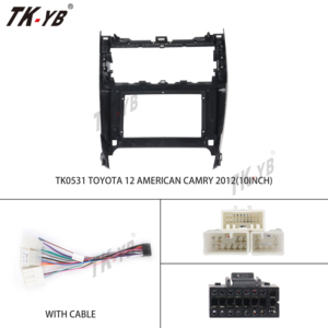 Autoradio Android da 10.1 pollici con telecamera di retromarcia vista posteriore lettore Dvd per auto cornice Audio Fascia per Toyota 12 American Camry - Product Image 4