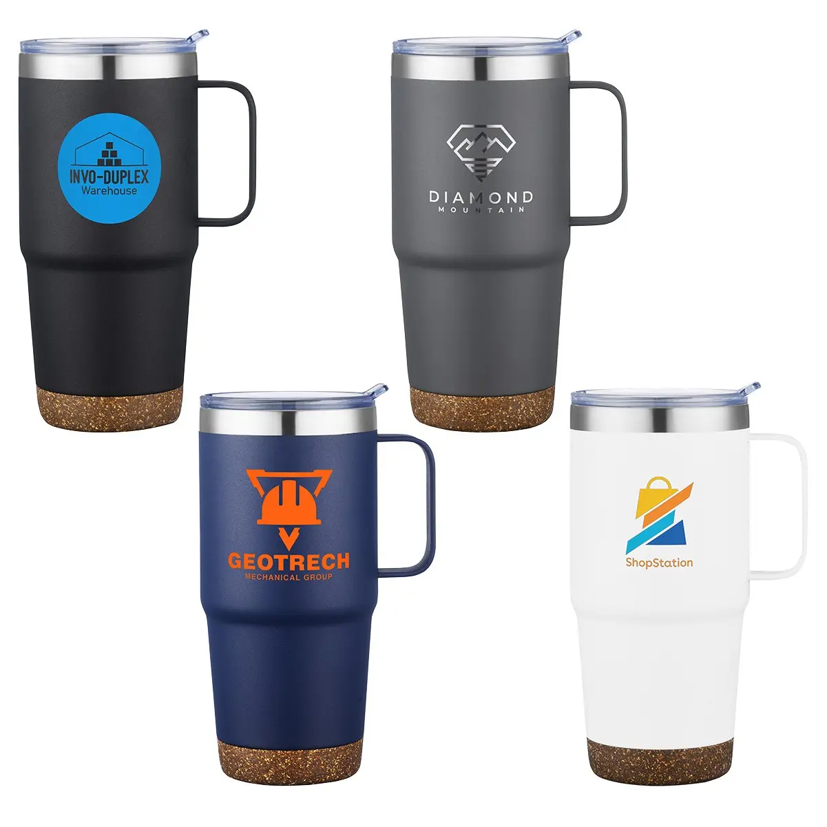 Nhà máy tùy chỉnh Cortina 24 oz. Chân không cách nhiệt du lịch Mug với nút chai cơ sở