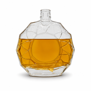 Bouteille en verre vide de style <span class=keywords><strong>XO</strong></span> moderne, best-seller, avec manchon, pour rhum et brandy, compatible avec les étiquettes personnalisées pour spiritueux artisanaux - Product Image 2