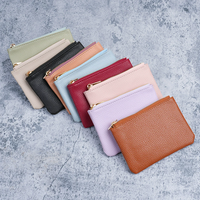 Pochette Cadeau Durable avec Fermeture Éclair pour Maquillage, Sac de Voyage en Cuir PU, Emballage Cosmétique, Bijoux, Porte-Monnaie Simple à Fermeture Éclair