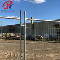 Panneaux de clôture temporaires en acier galvanisé résistants à la corrosion, mobiles, pour les chantiers de construction, les événements publics et les festivals en Australie