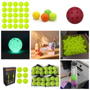 ลูกพิคเกิลบอลงนอกอาคาร 40 รู สีตามสั่ง พีอี ขึ้นรูปแบบโรโตโมลด์ - Product Image 5