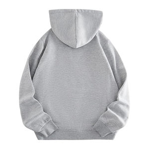 เสื้อฮู้ดดี้ผู้ชาย KingSen แบบซิป ¼ ตัว ผ้าฝ้าย 100% ผ้าเฟรนช์เทอร์รี่ บุขนด้านใน ทรงโอเวอร์ไซส์ ไหล่ตก สไตล์ลำลอง - Product Image 5