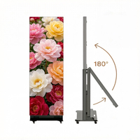 Écran d'affichage numérique LED flexible Gob P1.8, portable, pliable, pour l'intérieur et l'extérieur, mur vidéo avec graphismes, IP54, garantie 5 ans