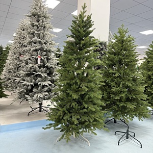 Nouveau modèle spécial <span class=keywords><strong>sapin</strong></span> articulé 150cm 180cm 210cm vert PE PVC matériau mixte épicéa arbre de noël artificiel pour la décoration intérieure - Product Image 2