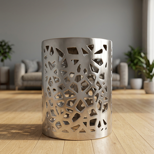 Tabouret de bar traditionnel en aluminium durable pour salon - Product Image 3