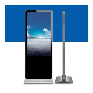 43 49 55 Zoll Android Indoor Bodenst änder Lcd Interactive Kiosk Touchscreen Digital Signage Display Advertising Player