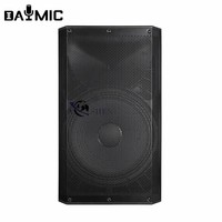 Enceinte de scène active portable haute puissance pleine fréquence avec amplificateur intégré et interface XLR pour spectacles en direct en extérieur