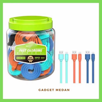 África Venta caliente Barato Oraimo USB Cable DE DATOS V8 Tipo C Cable de carga Cable de datos de fideos planos para iPhone Teléfono Android
