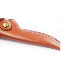 Étui de Voyage en Cuir pour Ciseaux de Coiffure, Housse de Protection pour Ciseaux de Barbier, Sac à Outils de Coiffure pour le Camping et la Cuisine