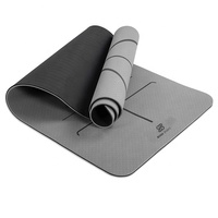 Dropshipping, tapis de yoga Matt De yoga Sport Gym Yogamatt antidérapant personnalisé avec logo imprimé UV écologique double couche de yoga Tpe