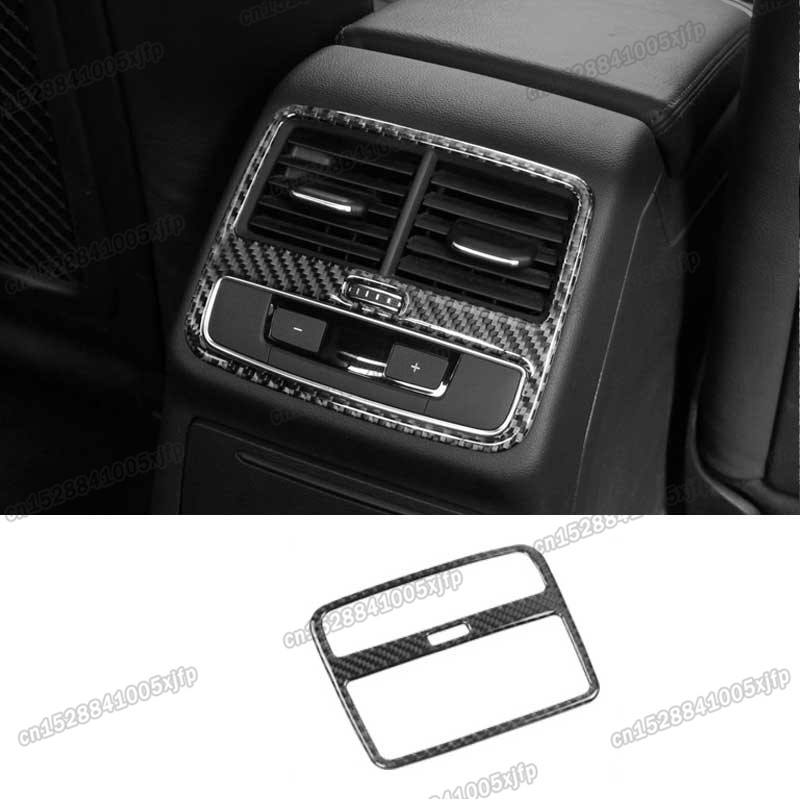 7 Pièces D'intérieur De Style Sport En Fiber De Carbone Véritable, Pour Audi B9 PA A4 A5 S4 S5 2017 – 2023, Bandes De Panneaux Décoratifs Intérieurs