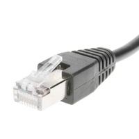 Cable Adaptador Ethernet LAN RJ45 CAT5 de 1 Macho a 2 Hembras, 28AWG