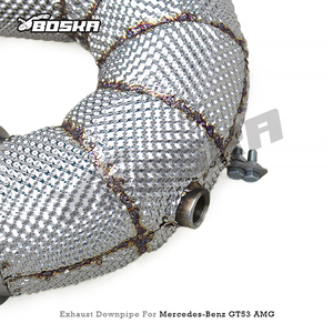 ท่อลงตรงสแตนเลสสำหรับ Mercedes-Benz AMG GT50/GT53 3.0T ปี 2019-2023 Boska ท่อไอเสียคุณภาพสูงแบบไหลอิสระ - Product Image 4