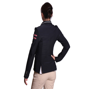 Traje de rendimiento superior ajustado para mujer para deportes ecuestres Chaqueta de equitación al por mayor - Product Image 6