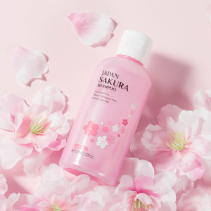 LAIKOU Japon Sakura Shampooing Nettoyant Lissant Anti-Fourches pour Cheveux Secs 100ml - Product Image 5