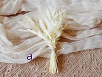 Mini Bouquet de Mariage Bohème en Herbe de la Pampa et Fleurs Séchées – Décorations de Table pour Remise de Diplôme, Halloween, Fête des Mères, Noël, Pâques