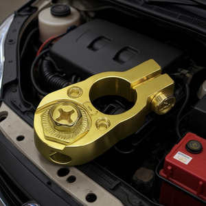 Gold Plated Positive Battery <b>Terminal</b> 12mm Clamp For Automotive Use - Product Image 3