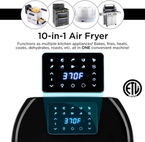 1800W 10-in-1 Family Size <strong>Air</strong> <strong>Fryer</strong> Countertop Oven, <strong>Rotisserie</strong>, <strong>air</strong> <strong>Fryer</strong>, Dehydrator W/Digital LED Display <strong>air</strong> Toaster Oven - Product Image 4