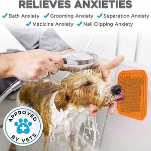 Alas Makan Perlahan Desain Baru <span class=keywords><strong>2026</strong></span>, Alas Jilat Silikon Pereda Kecemasan untuk Anjing dan Kucing dengan Cangkir Hisap Kuat - Product Image 4