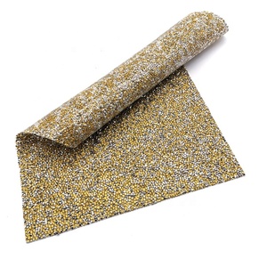 24*40cm Bling Résine Gemmes Maille Autocollant Hot Fix Diamante Fer sur Strass Maille pour Tissu/chaussure/sac Décor - Product Image 4