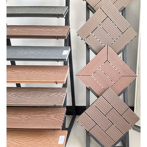 Piastrelle per Pavimenti Esterni in WPC ad Incastro, Pavimentazione Composita in Plastica per Decorazione del Terreno Esterno - Product Image 3