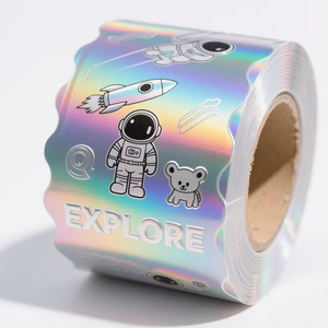 Autocollants en vinyle PVC brillant personnalisés, imperméables et résistants aux intempéries, étiquettes d'emballage avec impression de logo - Product Image 5