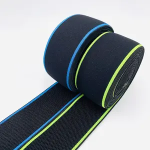 Eco-friendly soft nylon elastic loop band woven rubber elastic band for ankle support strap