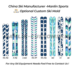 Esquís Alpinos Personalizados OEM, Fabricante de Esquís Ligeros con Núcleo de Madera, Juego de Esquís de Nieve al por Mayor con Botas y <span class=keywords><strong>Fijaciones</strong></span> para Adultos, Mujeres y Hombres - Product Image 1