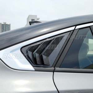 Car Rear Triangle <b>Window</b> Shark Cheek Trim For Ford Mondeo EcoBoost 2022+ Rear Side Vent <b>Window</b> Trim <b>Cover</b> Car Accessories - Product Image 3