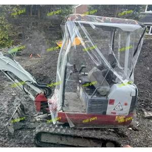 Housse de protection pour <span class=keywords><strong>mini</strong></span>-excavatrice, abri chaud, PVC épaissi, coupe-vent, adapté à <span class=keywords><strong>Bobcat</strong></span> <span class=keywords><strong>E16</strong></span> - Product Image 6